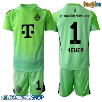 Maglie da calcio Bayern Munich Manuel Neuer #1 Portiere Prima Maglia Bambino 2025-26 Manica Corta + Pantaloni corti)